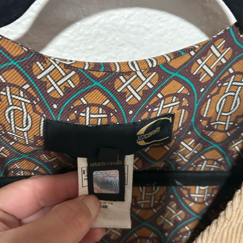 Roberto Cavalli Geometric Patterned Jacket - image 3